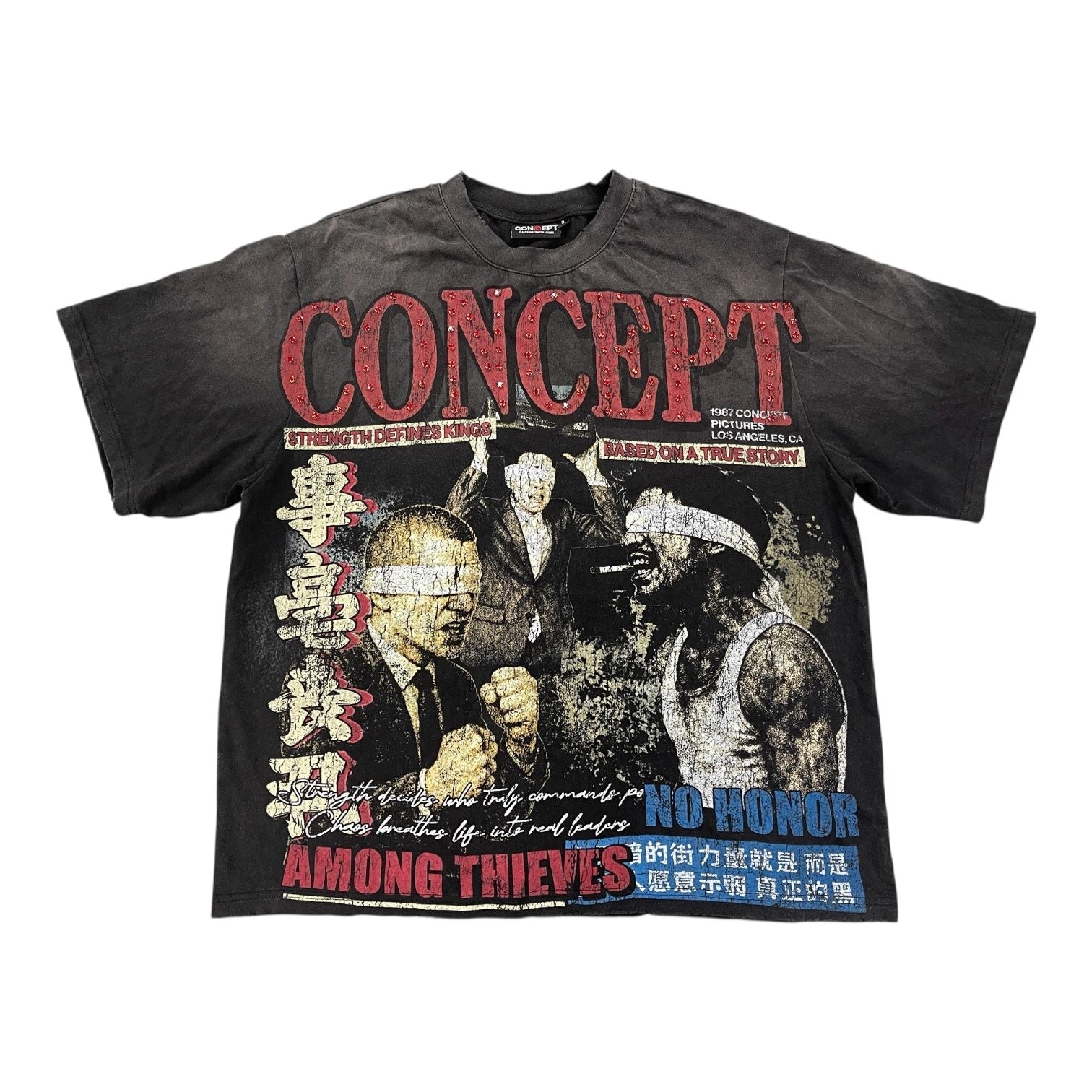 Concept LA "No Honor" Tee - Black Wash