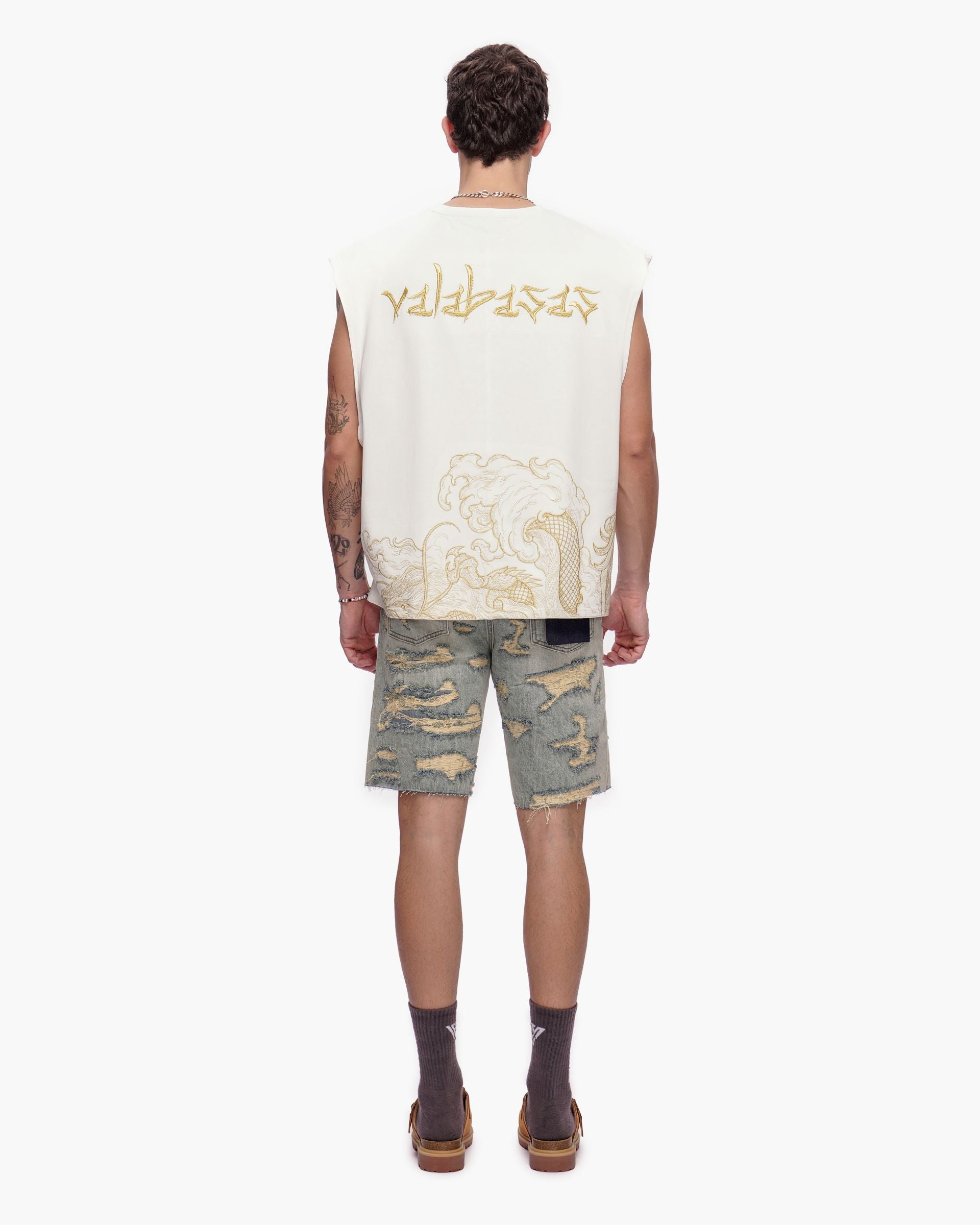 Valabasas "Incise" Jean Shorts
