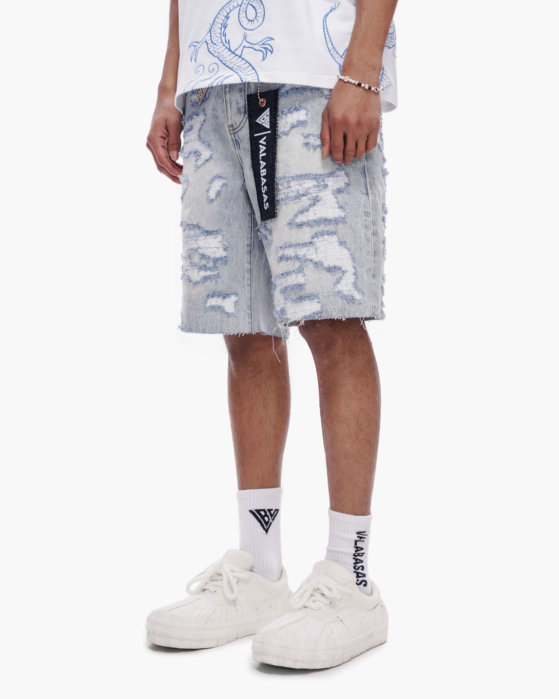 Valabasas "Incise" Jean Shorts