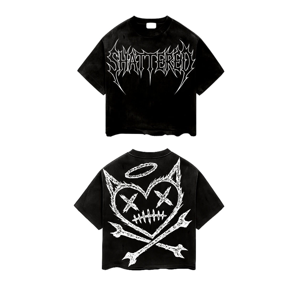 Shattered Hearts "Shattered" Logo Tee