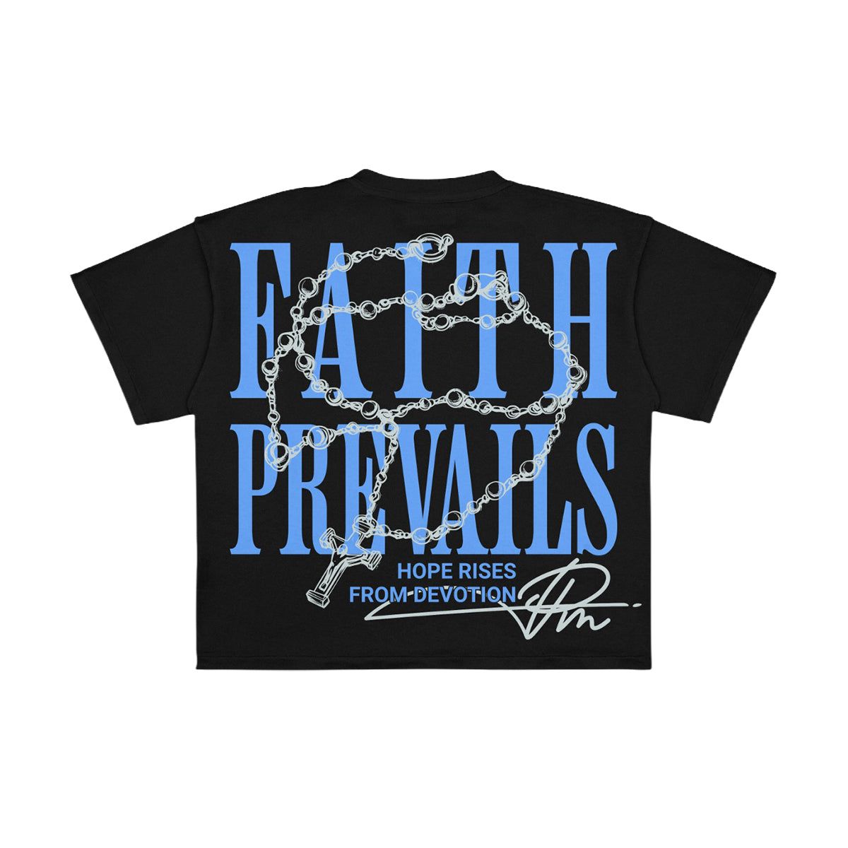 Premium Milano "Faith Prevails" Crew Neck T-Shirt
