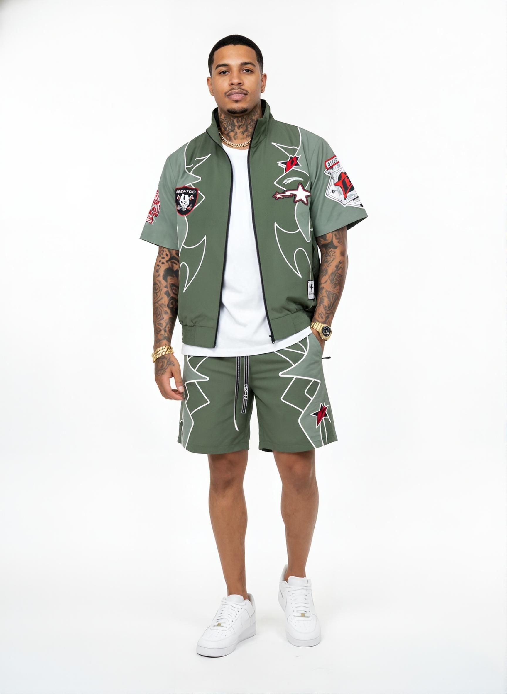 Crafted "All Over" Short Set
