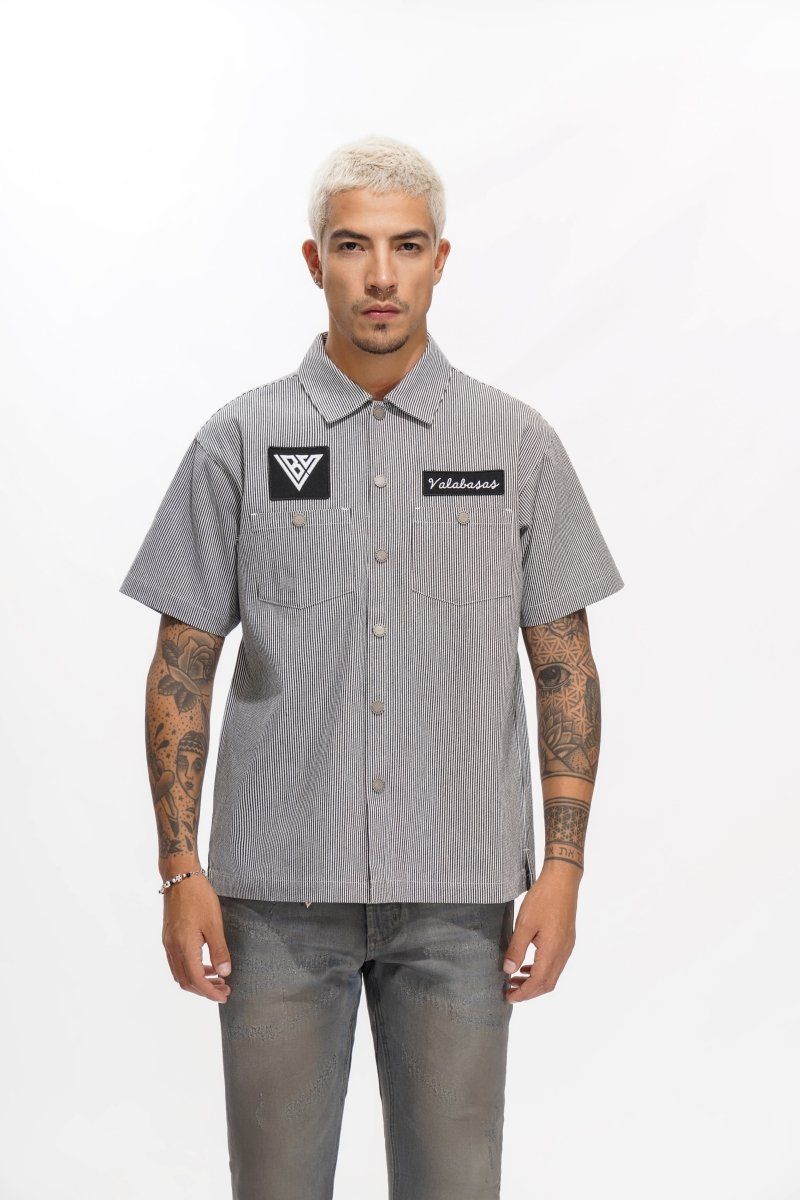 Valabasas "Conductor" Black Button Down