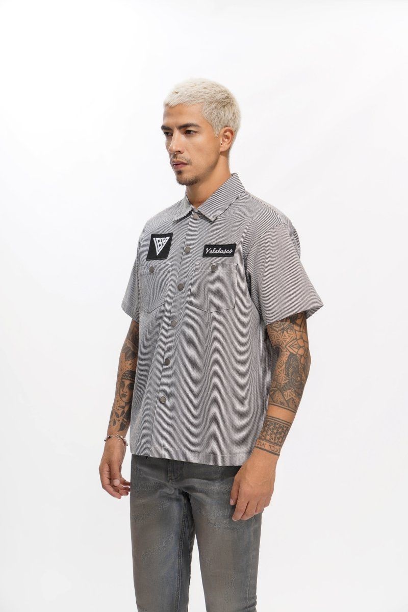 Valabasas "Conductor" Black Button Down