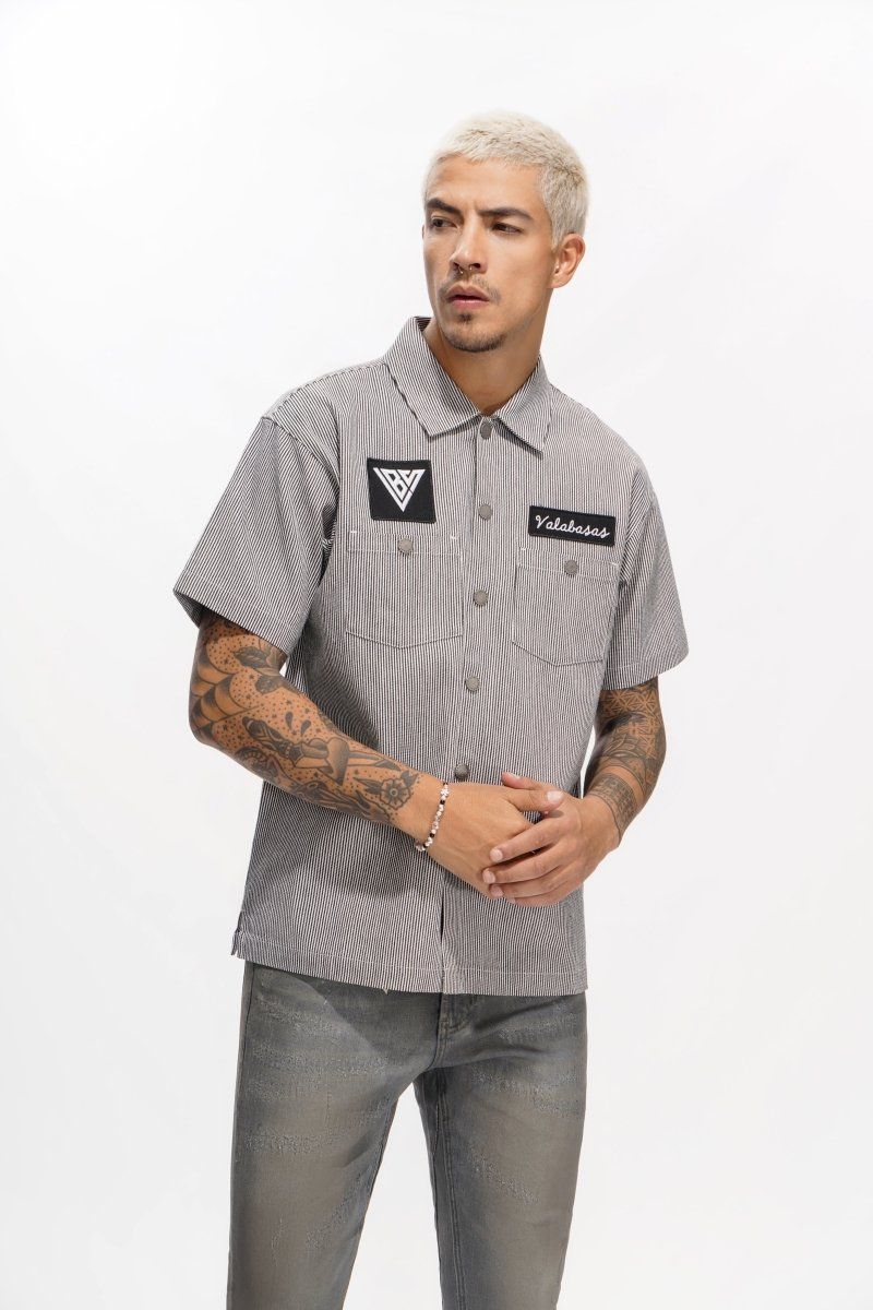 Valabasas "Conductor" Black Button Down