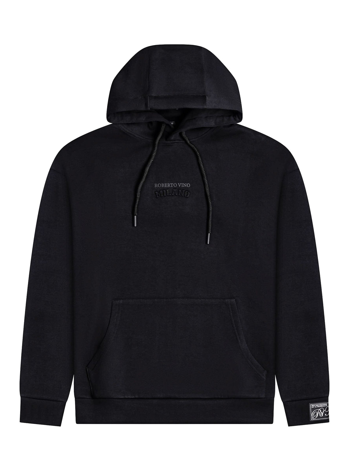 Roberto Vino "Classic RV Hoodie" - Milano Embossed Black