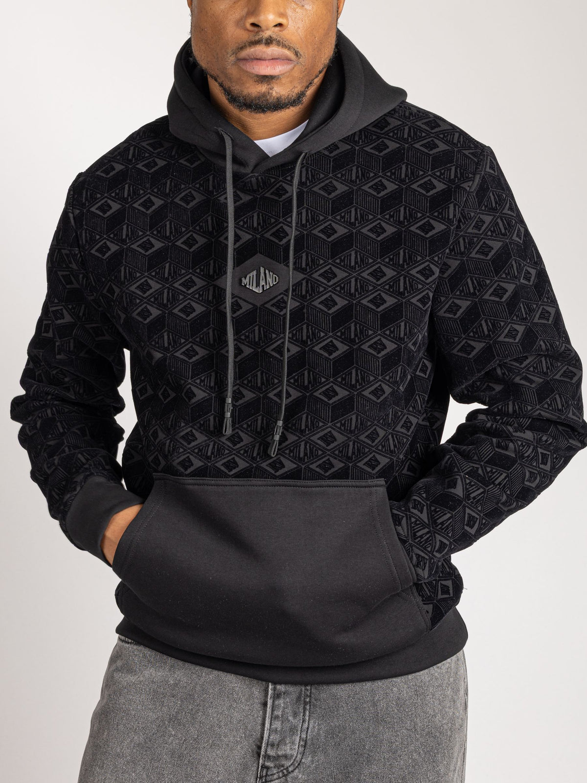 Roberto Vino "Classic RV Hoodie" - Tonal Monogram