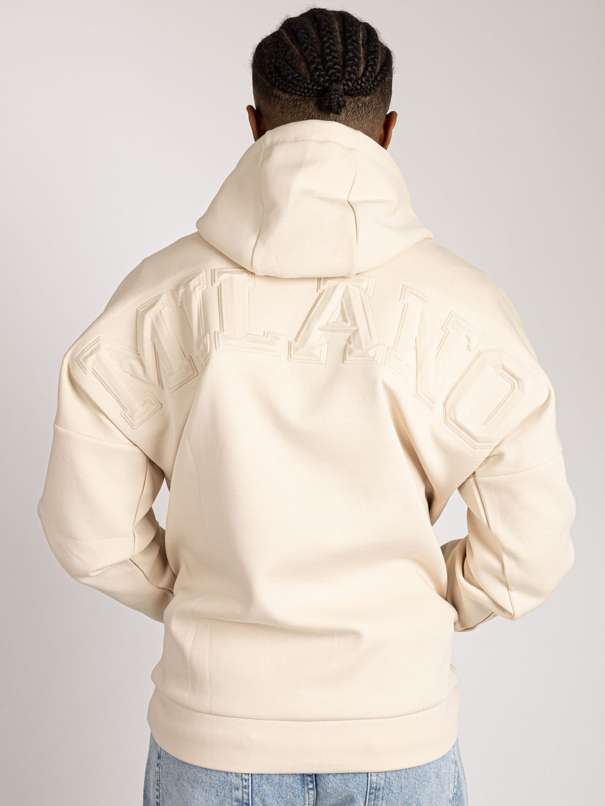 Roberto Vino "Classic RV Hoodie" - Milano Embossed Beige