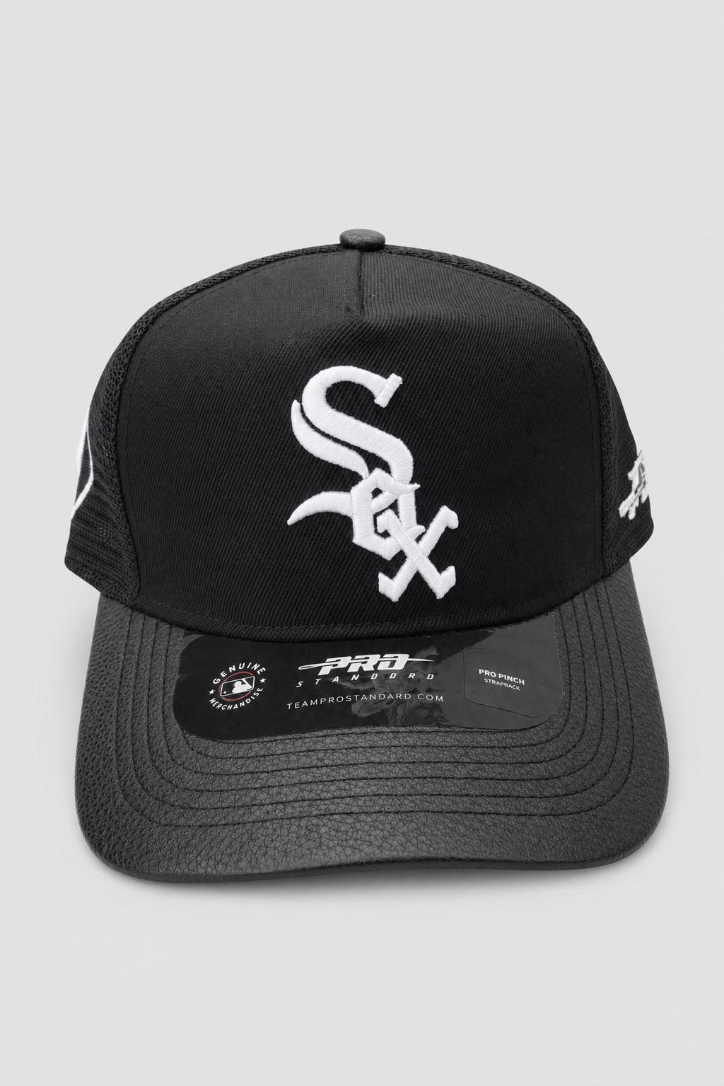 Pro Standard Strapback Leather Curved Visor Trucker Hat