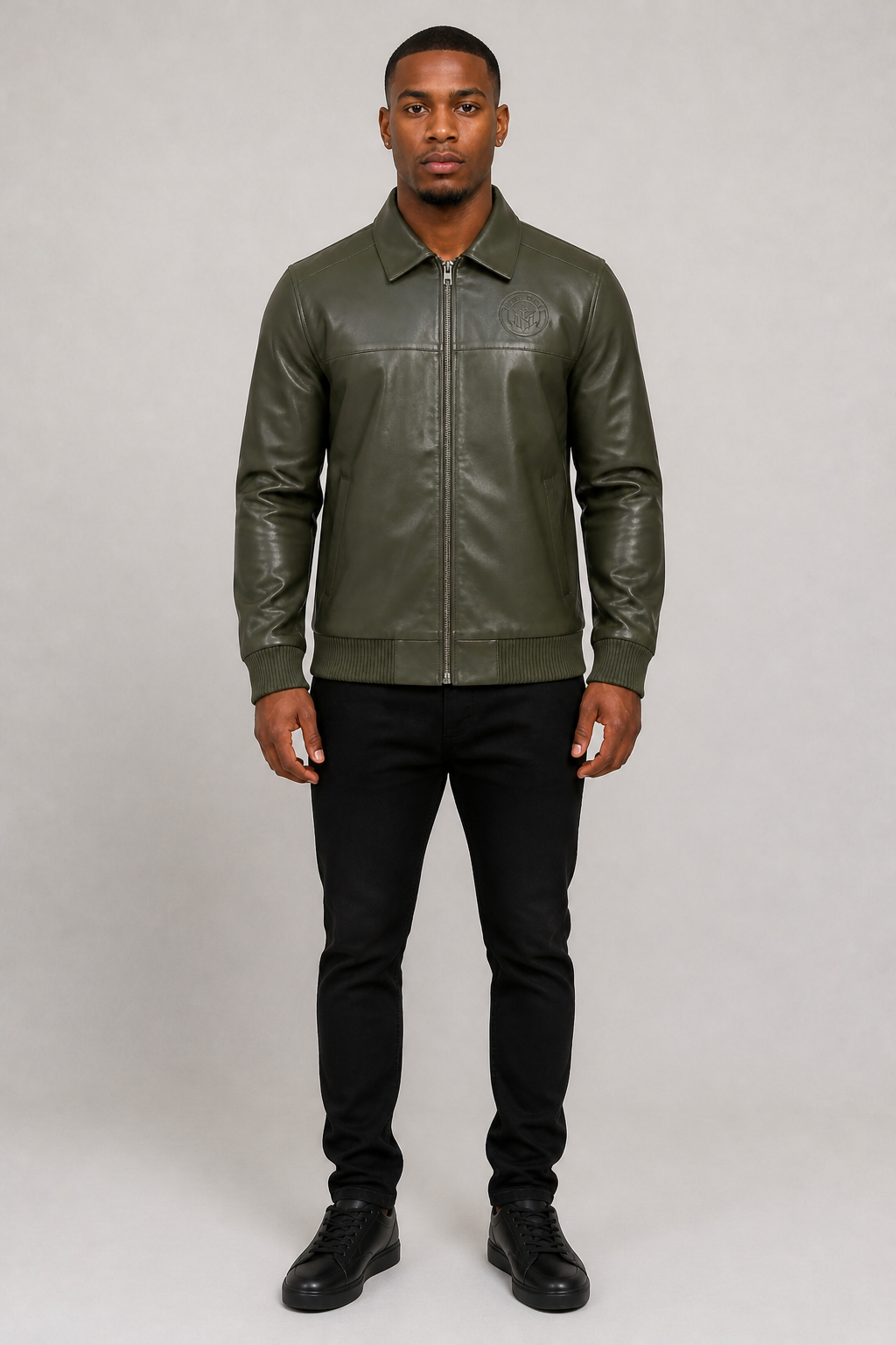 Makobi "Azzuri" PU Leather Jacket