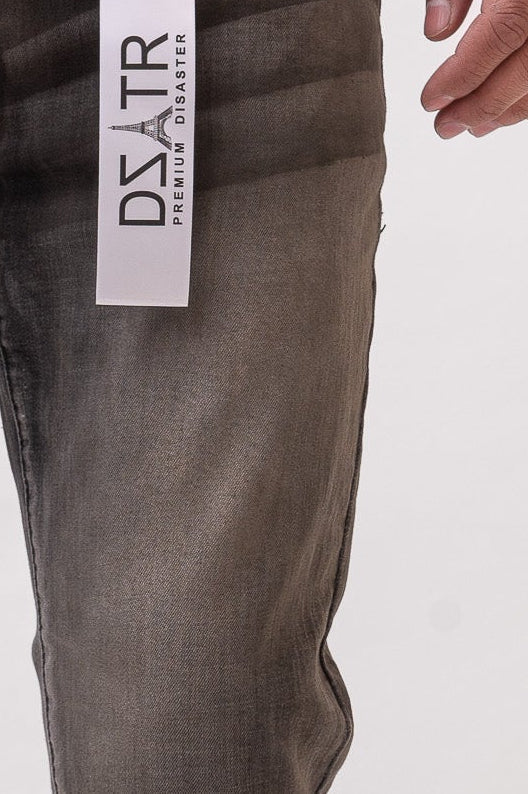 Disaster/DZATR Classic Skinny Stretch Jean - Sand Black DZTR 611