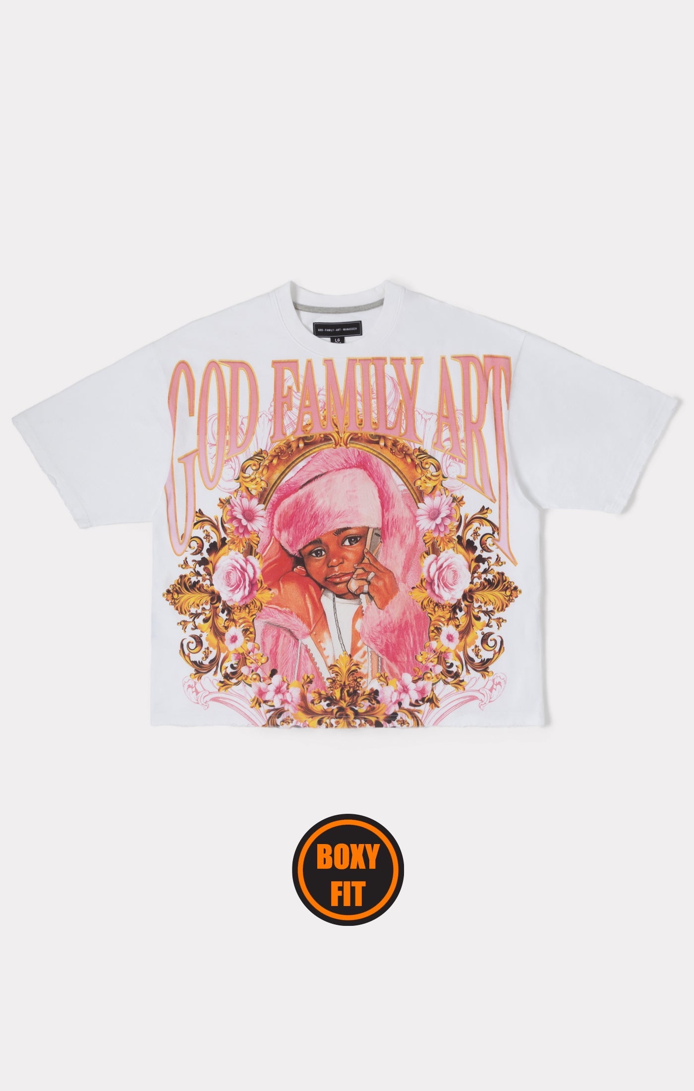 God Family Art "Pink Fur" Knit Tee