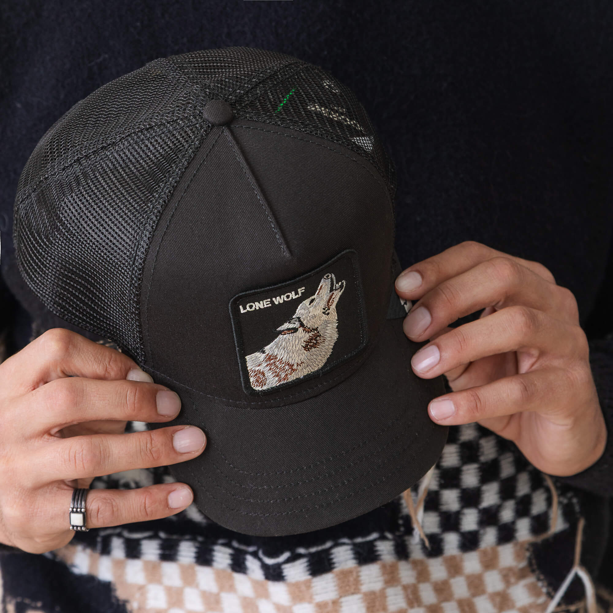 Goorin Bros "Lone Wolf Trucker" Trucker Hat