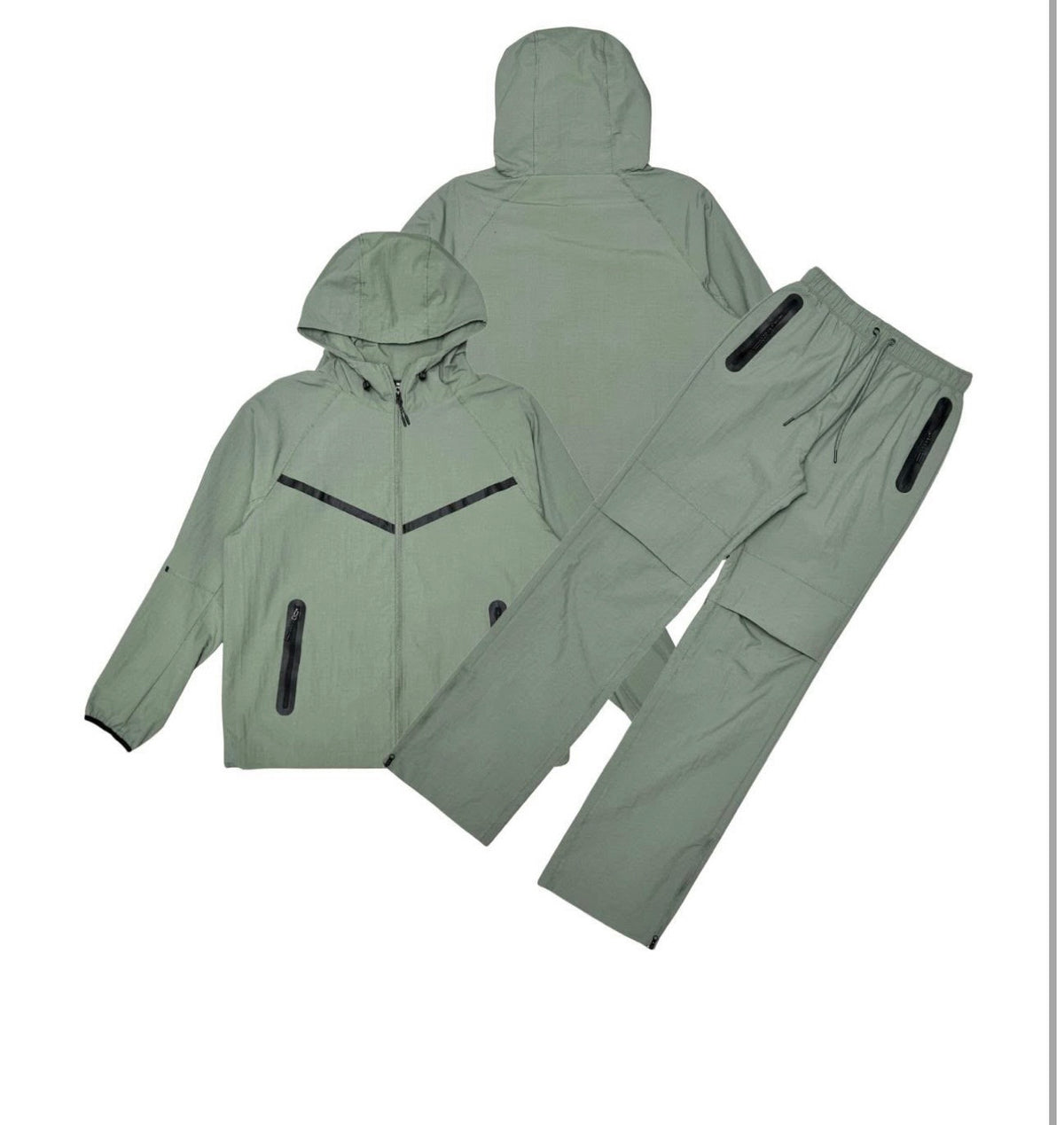 Civilized Nylon Zip-up Tech Set