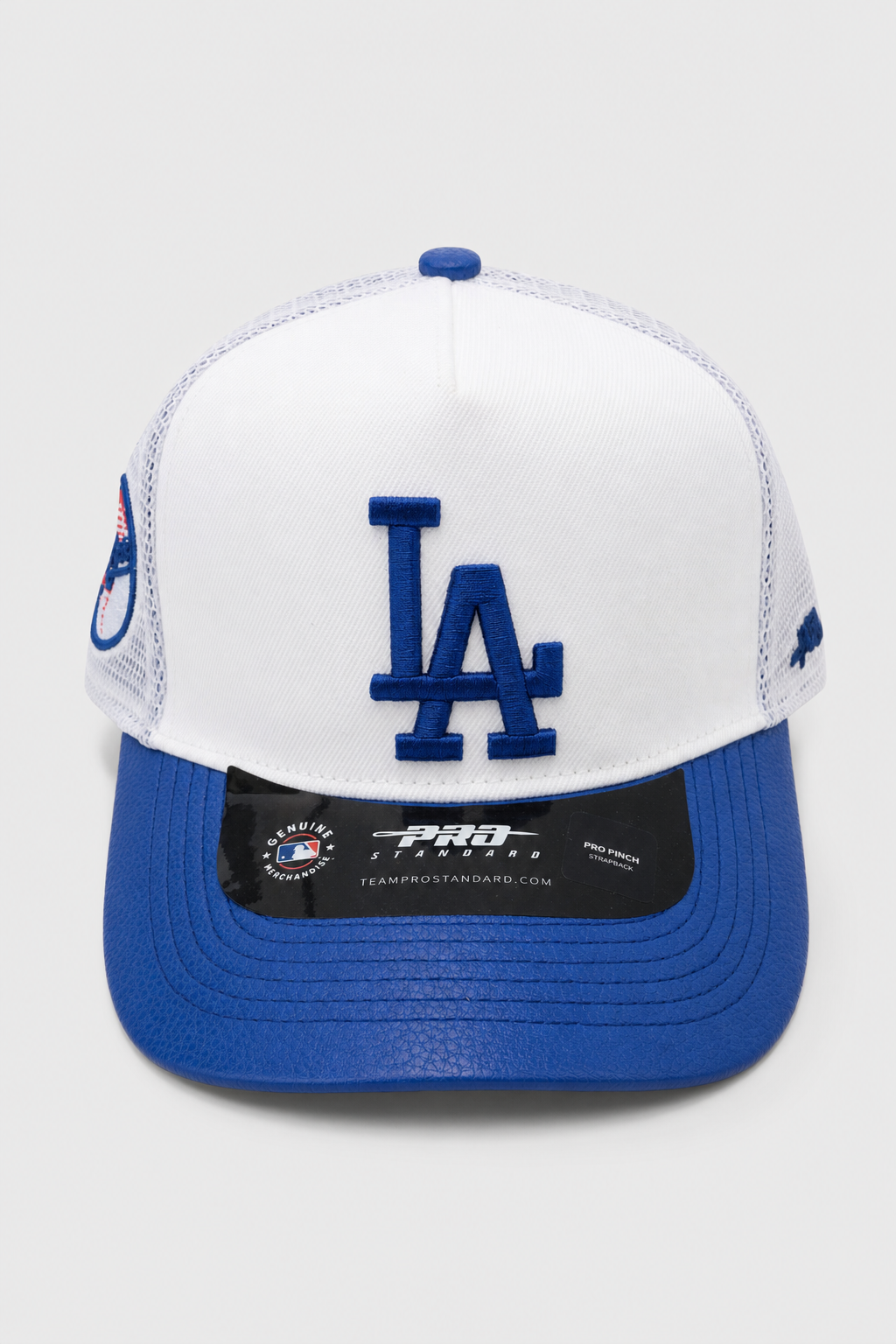 Pro Standard Strapback Leather Curved Visor Trucker Hat