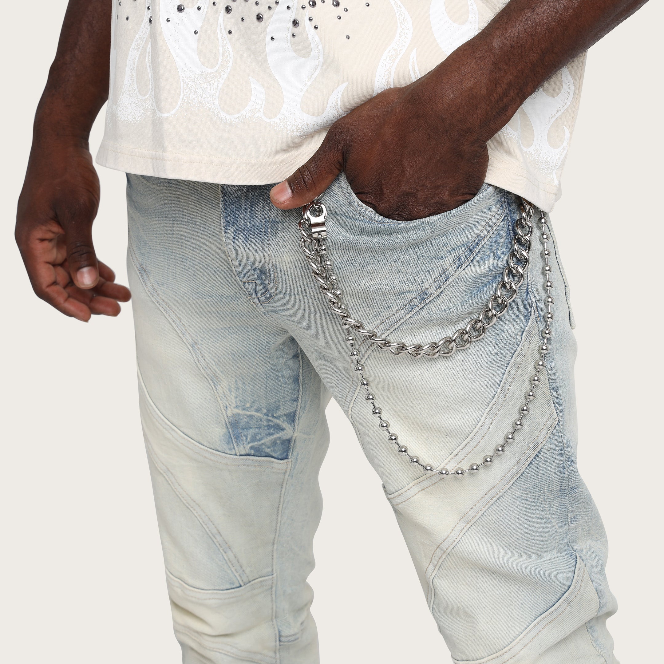 Smoke Rise "Engineered" Stacked Pants