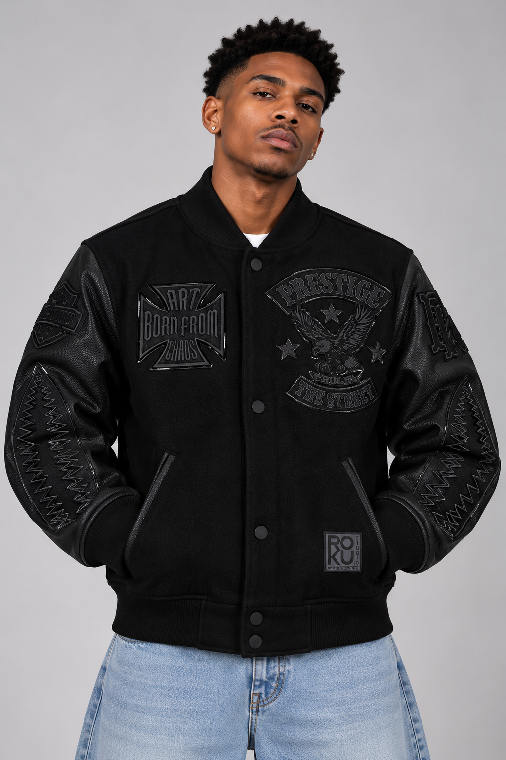 Roku Studio "Prestige" Wool Varsity Jacket