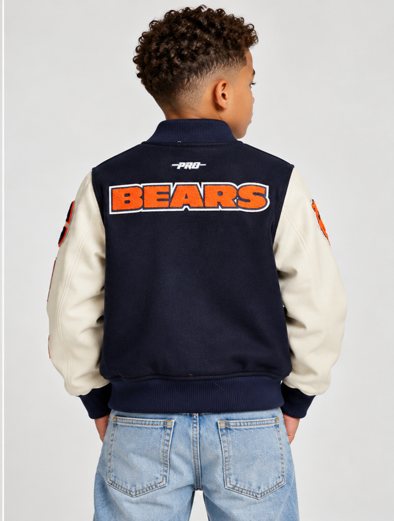 Pro Standard Kid's Chicago Bears Varsity Jacket