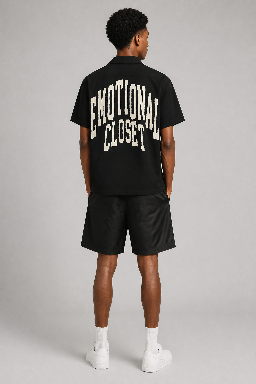 Mixed Emotion "Backyard" Nylon Short Set