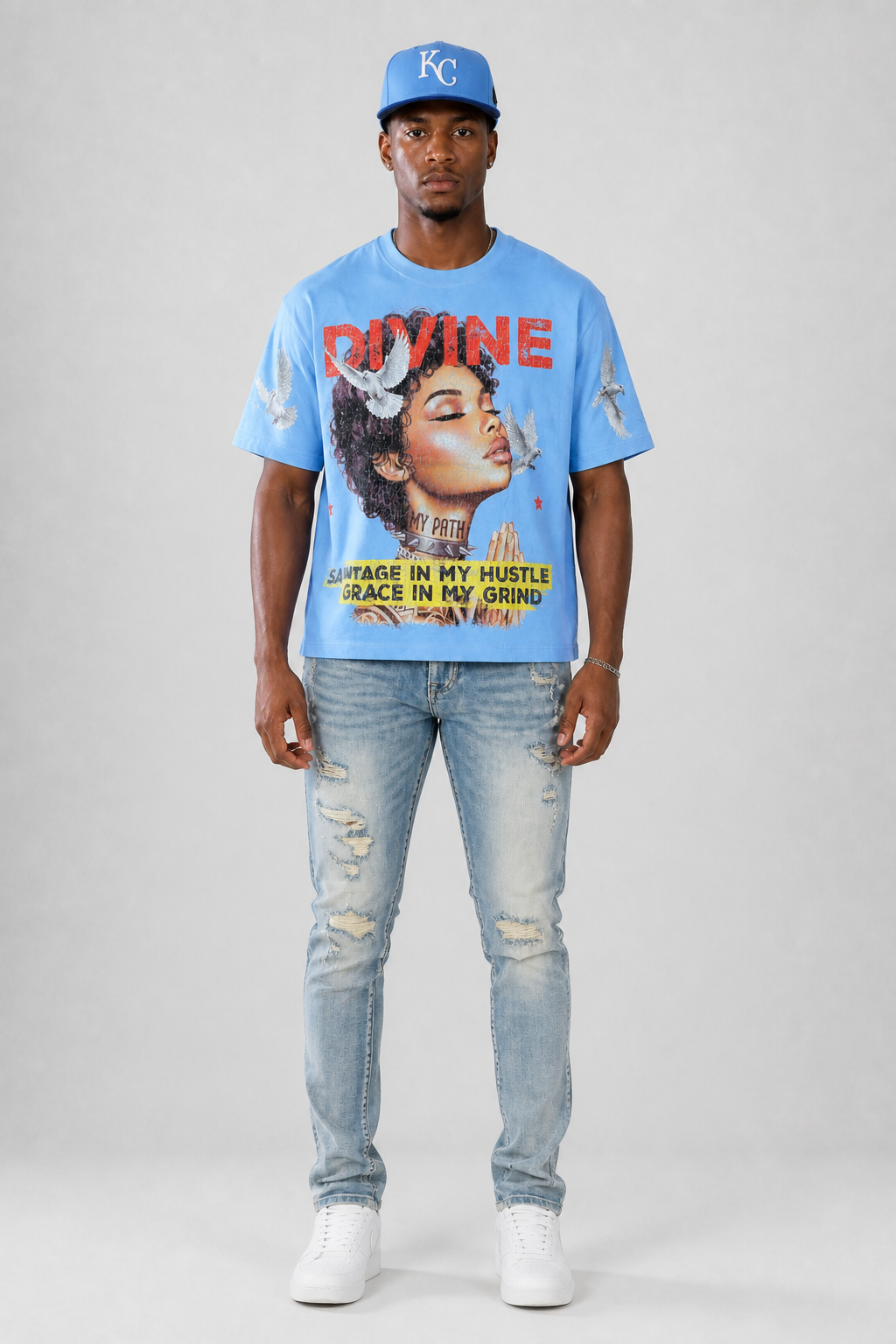Roku "Divine" Relaxed Loose Fit Tee