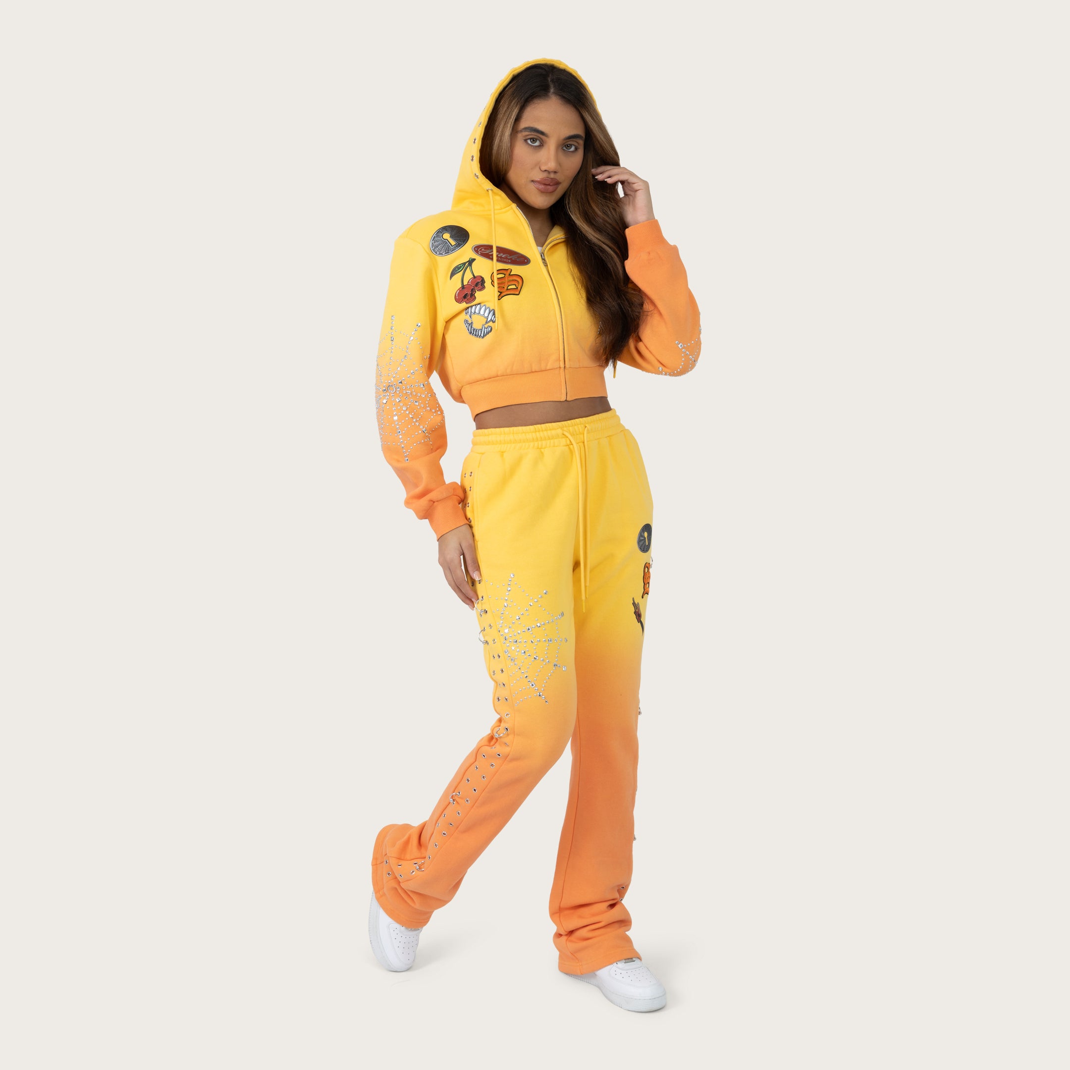 Smoke Rise Women's "No Rules Club" Patched Jogger Set
