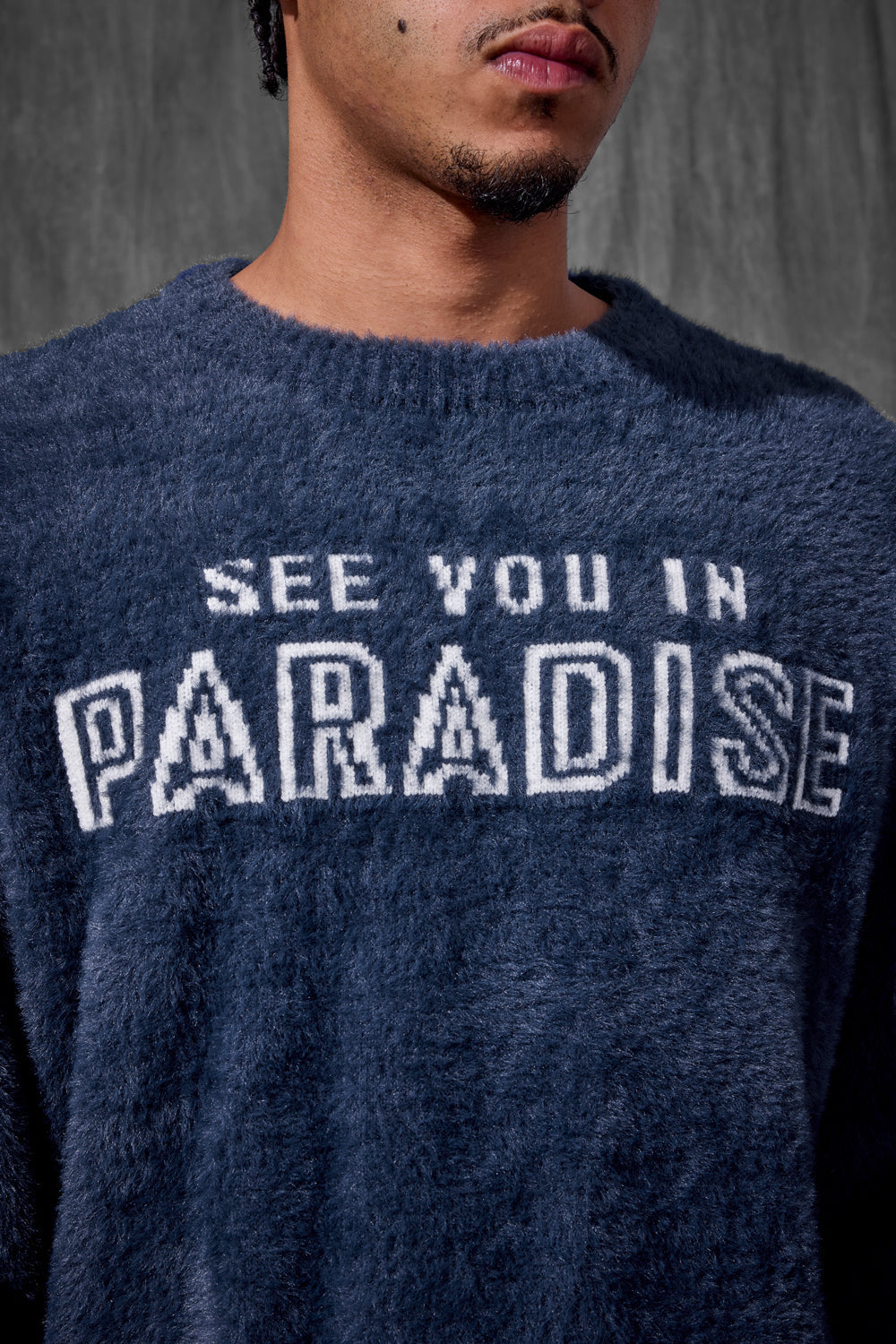 See You In Paradise Plush Crewneck Sweater
