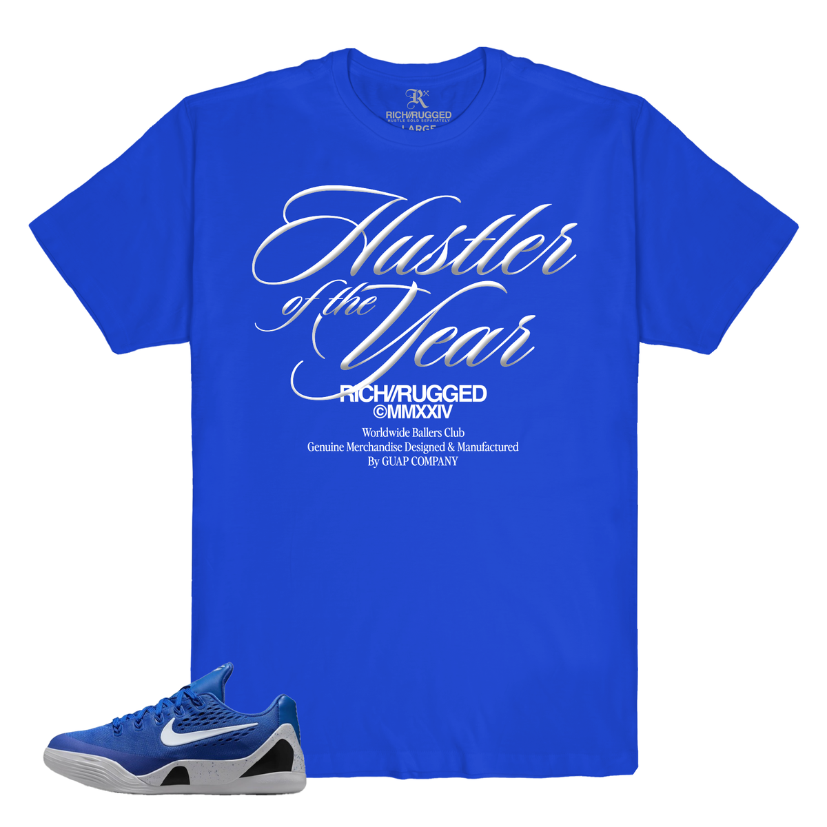 Rich/Rugged "Hustler of the Year" Graphic T-Shirt