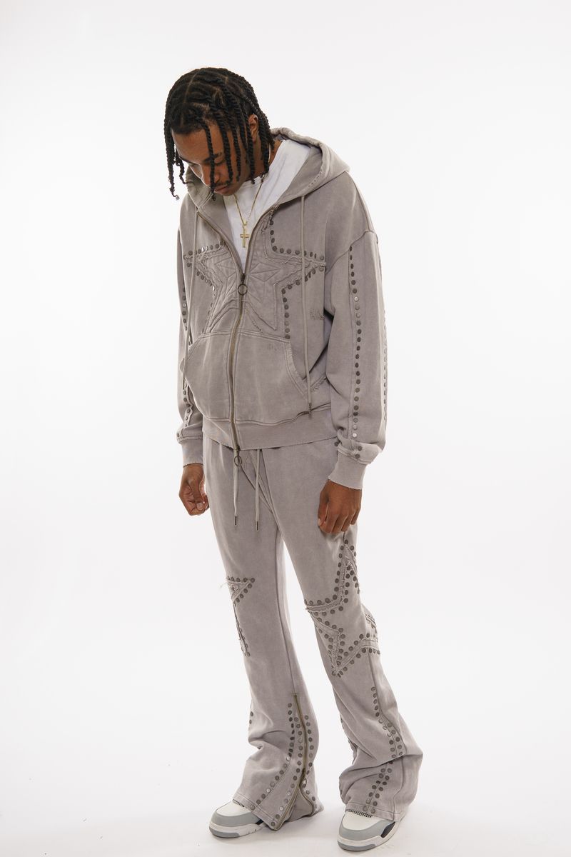 Gunzinii French Terry Star Studded Jogging Set