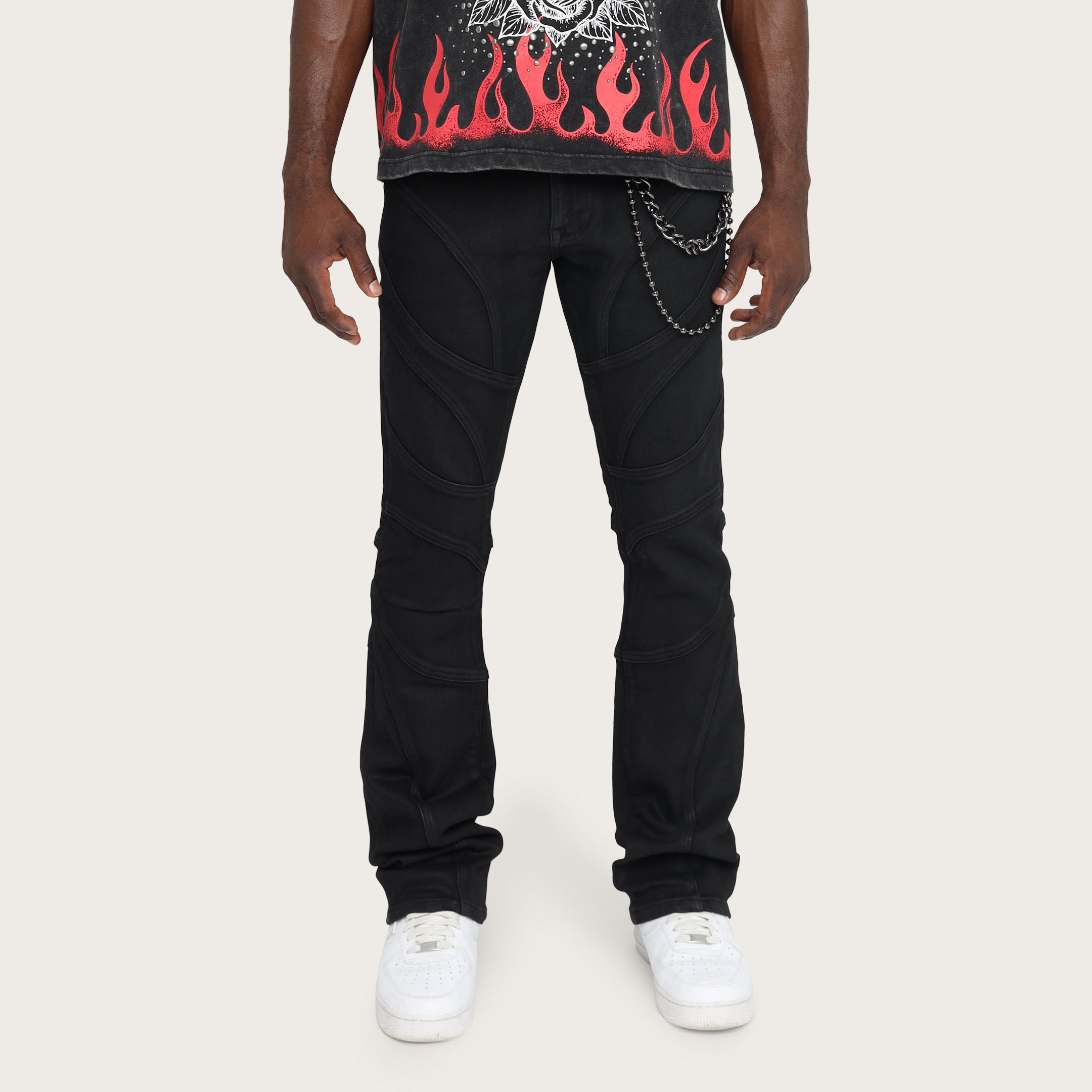 Smoke Rise "Engineered" Stacked Pants