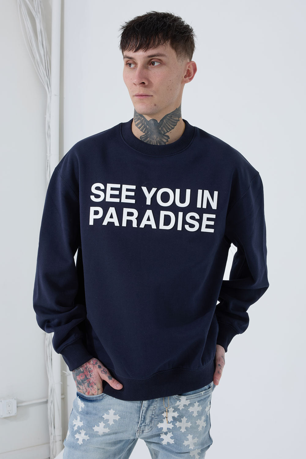 See You In Paradise Fleece Crewneck Sweater