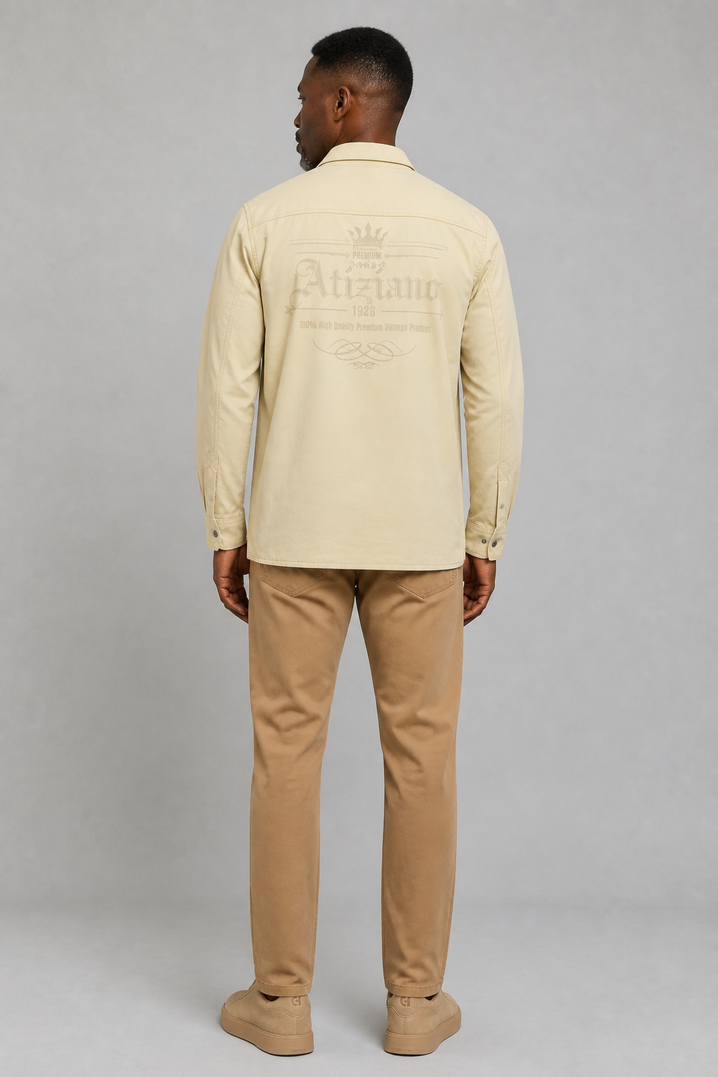A. Tiziano "Mitch" Jacket - Pale Khaki