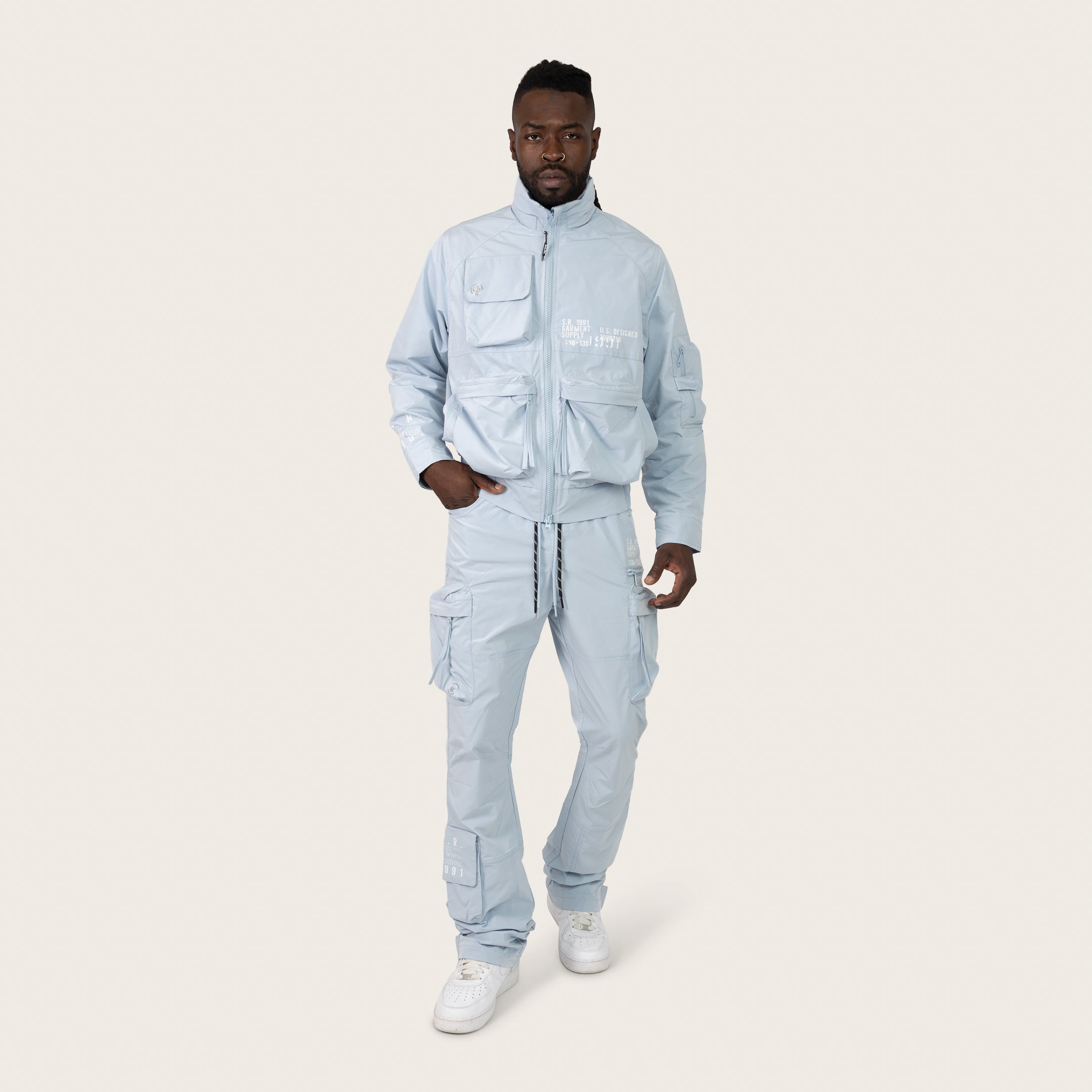 Smoke Rise Utility Windbreaker Jacket