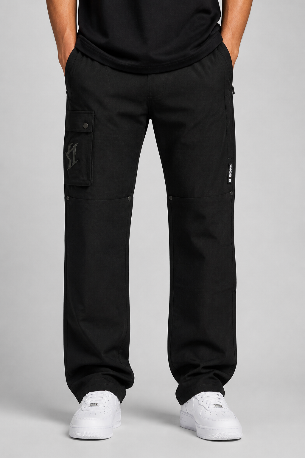 Makobi "Adorni Elite Club" Nylon Stacked Pants
