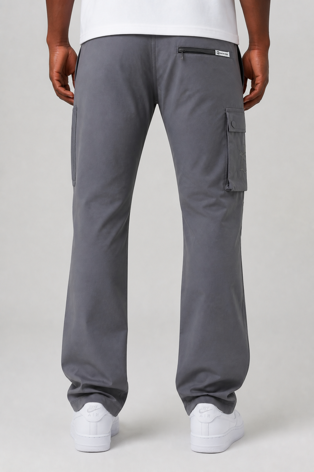 Makobi "Adorni Elite Club" Nylon Stacked Pants