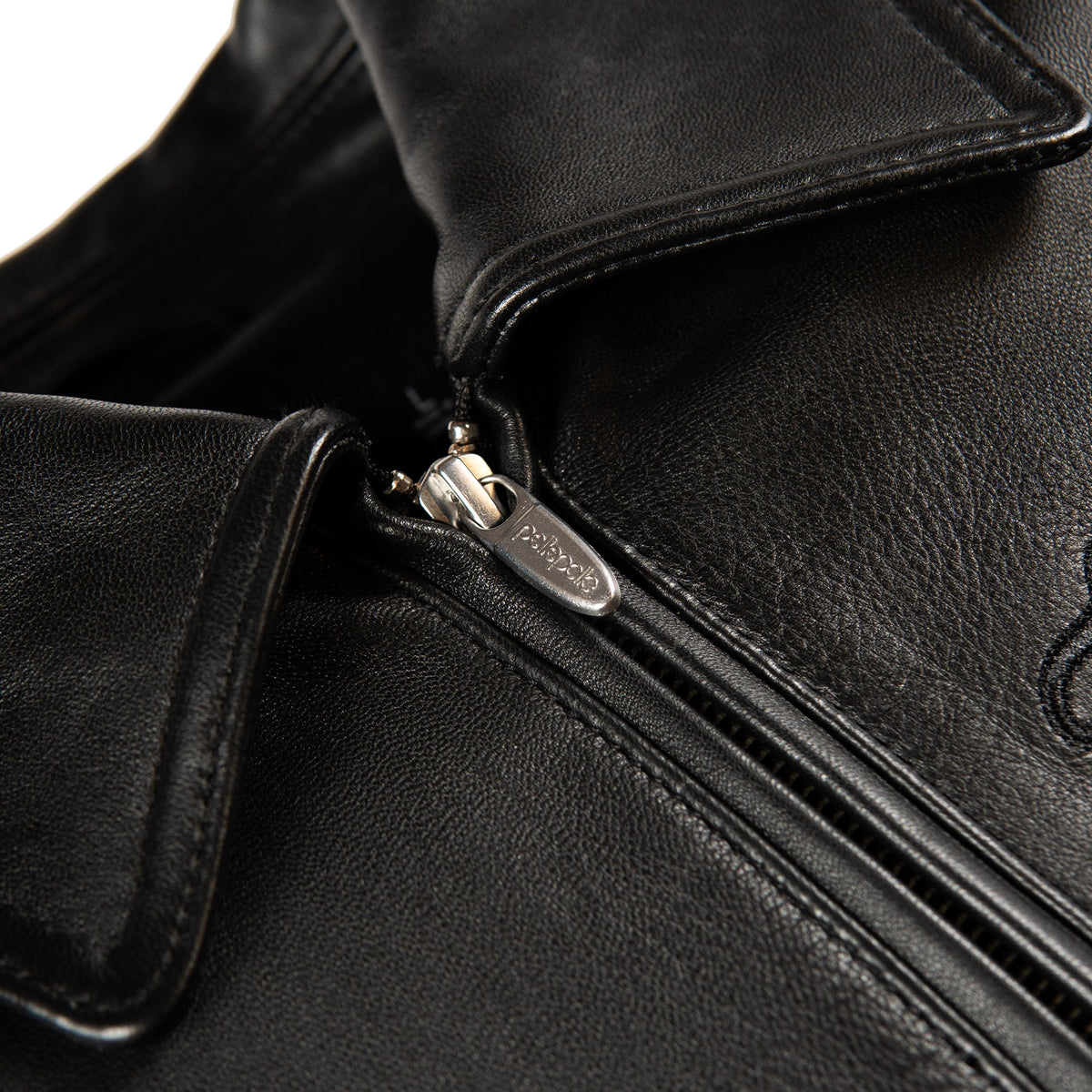 Pelle Pelle "True to Our Roots" Rhinestone Leather Jacket - Black