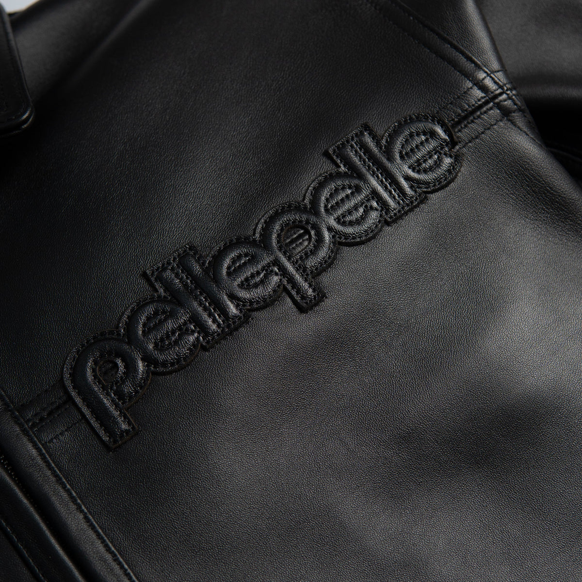 Pelle Pelle Basic Corded Leather Jacket - Black