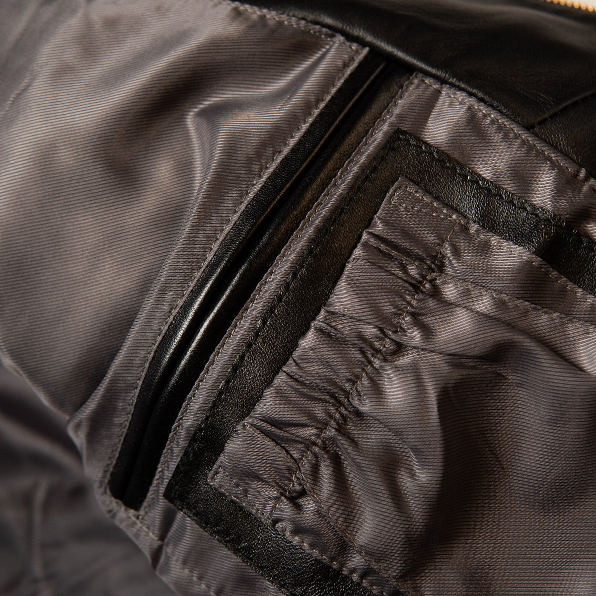 Pelle Pelle "Unrivaled Anniversary" Studs & Rhinestones Jacket - Black