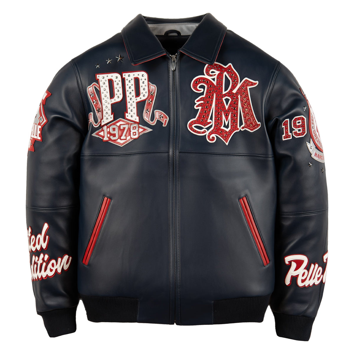 Pelle Pelle "All the Champions" Rhinestone Jacket