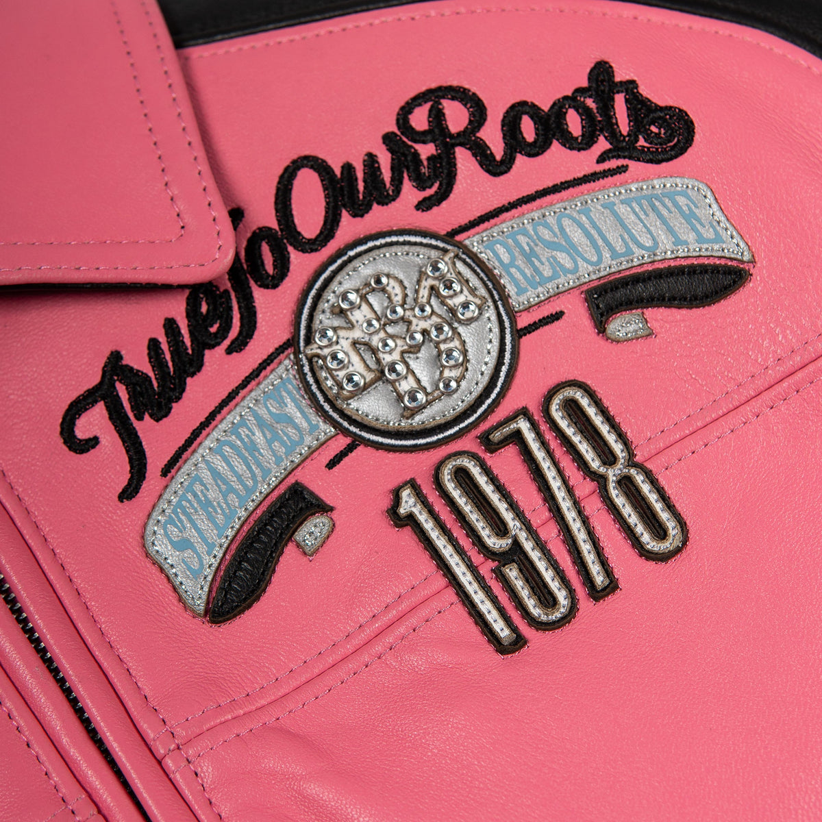 Pelle Pelle Women's "True to Our Roots" Rhinestone Leather Jacket