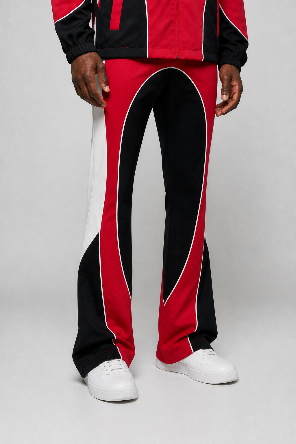 Rebel Minds Ripstop Nylon Color Block Tracksuit