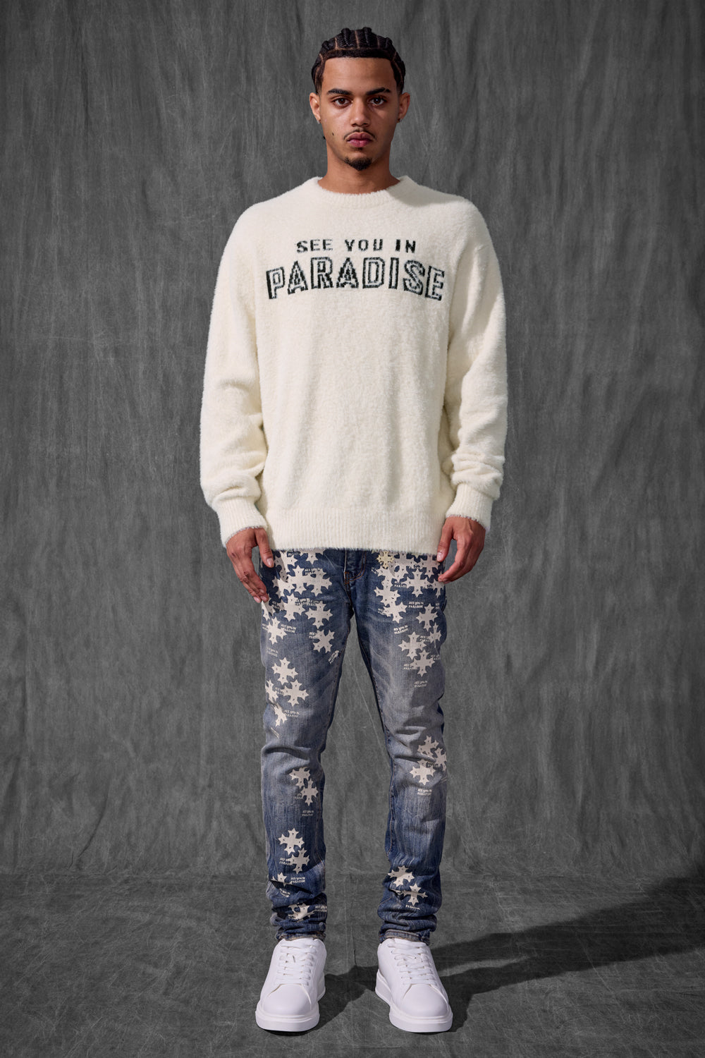See You In Paradise Plush Crewneck Sweater