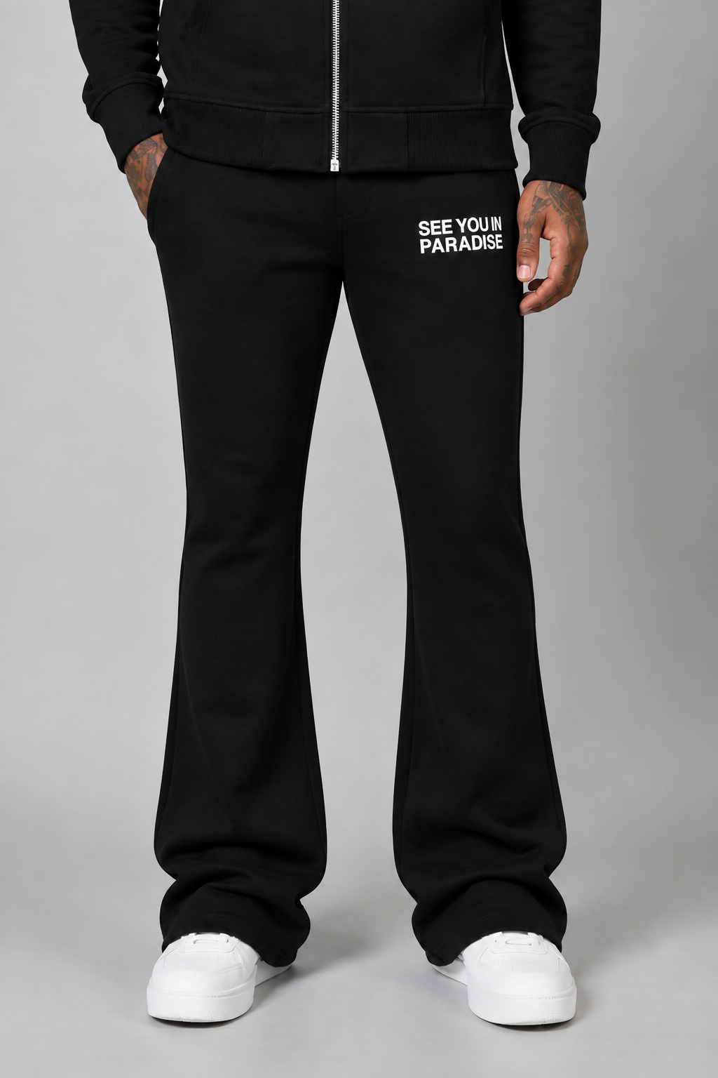 See You in Paradise French Terry Zip Hoodie & Stacks Jogging Suit
