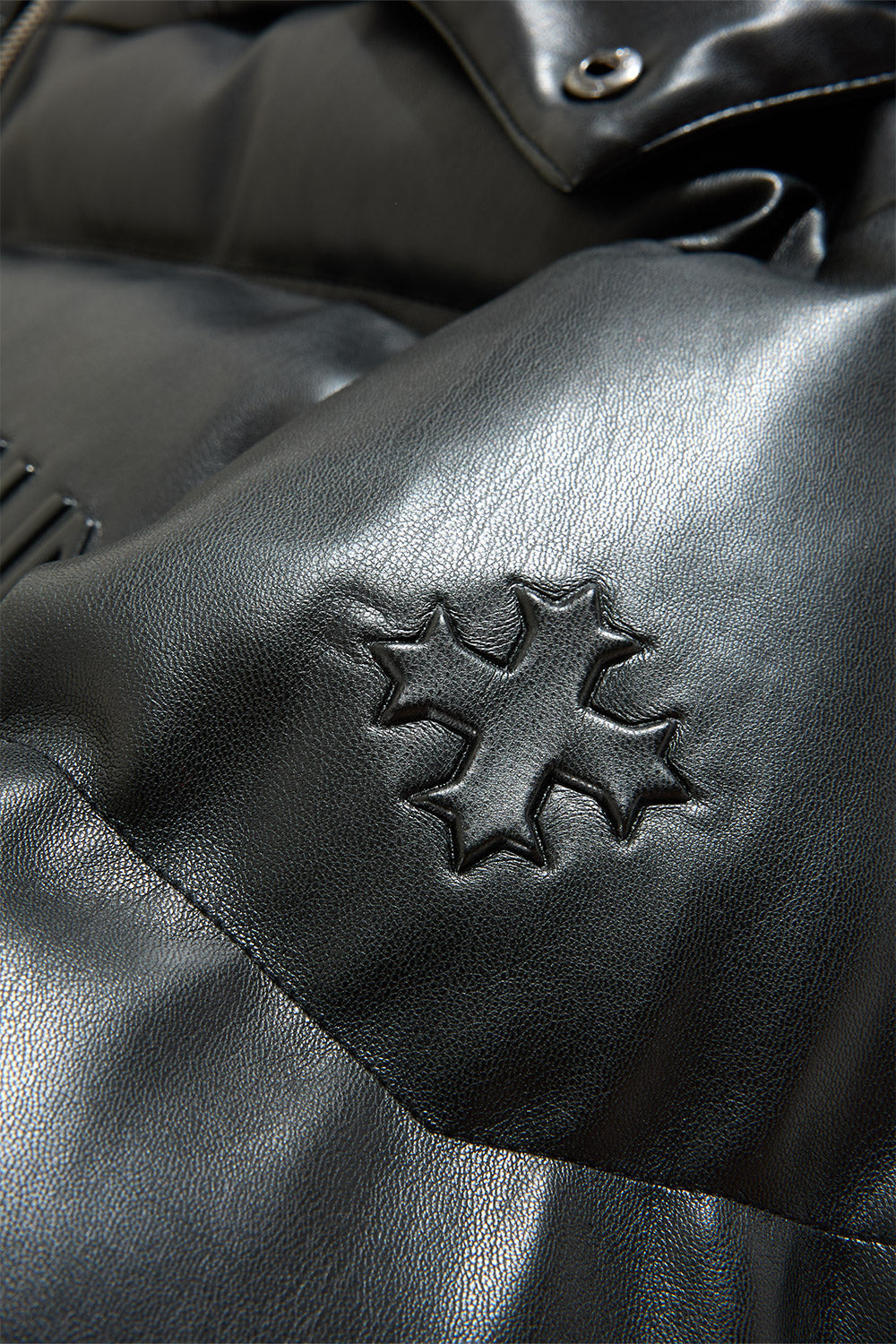 See You In Paradise "The Wild One" Puffer Leather Jacket