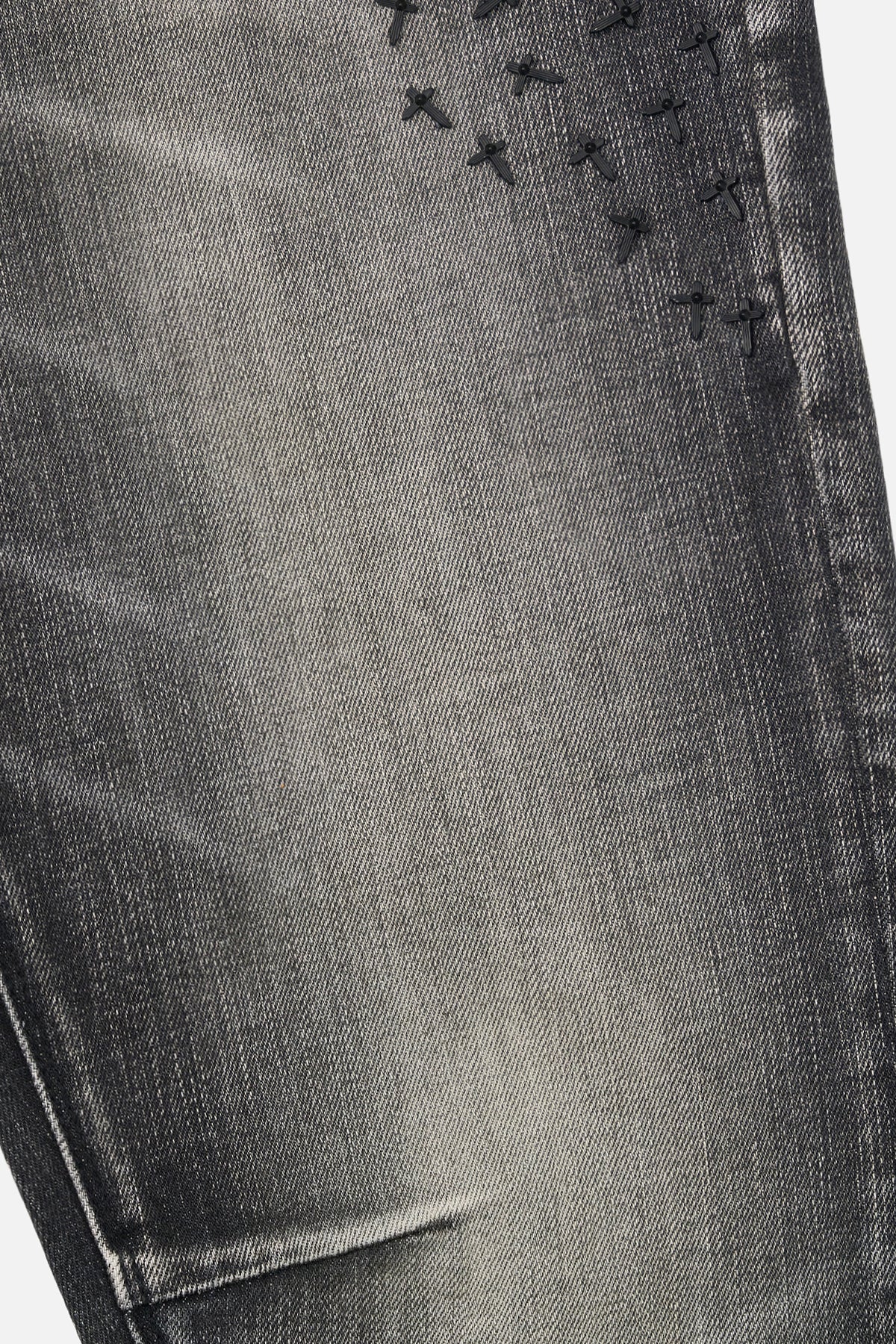 RTA Bryant Skinny Jean - Ash Storm Cross