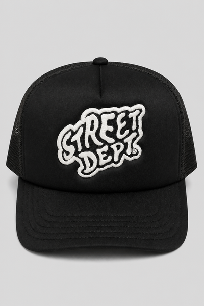 Street Dept Wavy Print Trucker Hat