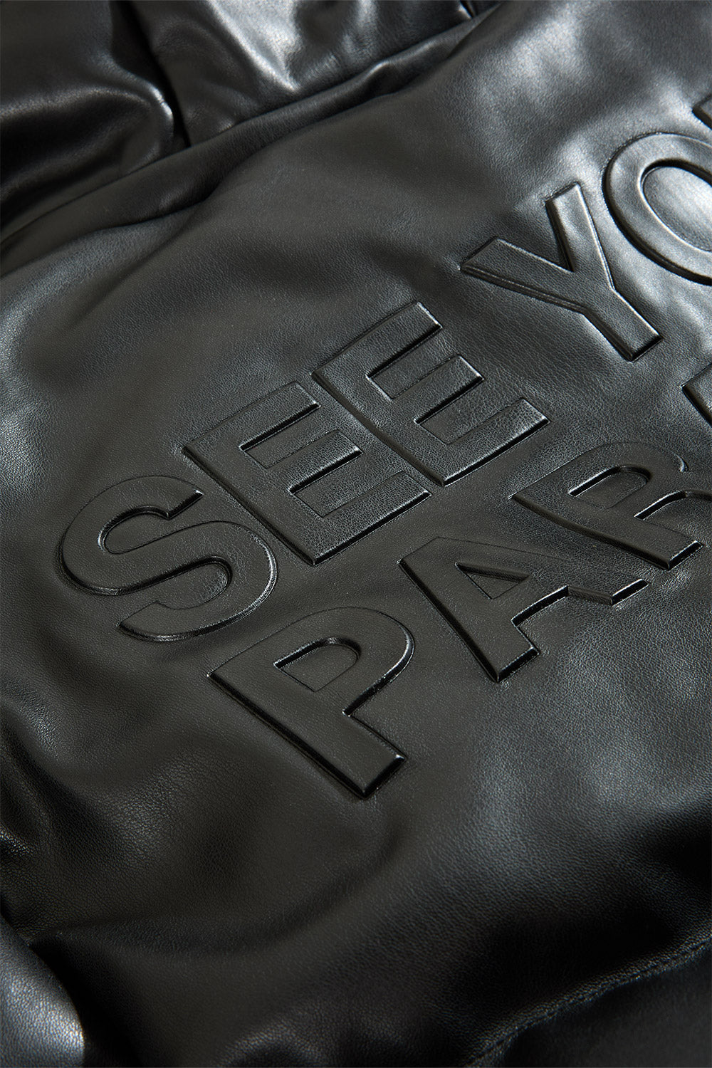 See You In Paradise "The Wild One" Puffer Leather Jacket