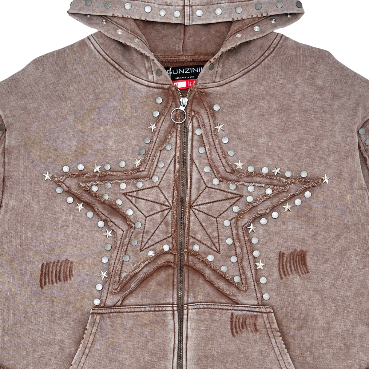 Gunzinii French Terry Star Studded Jogging Set