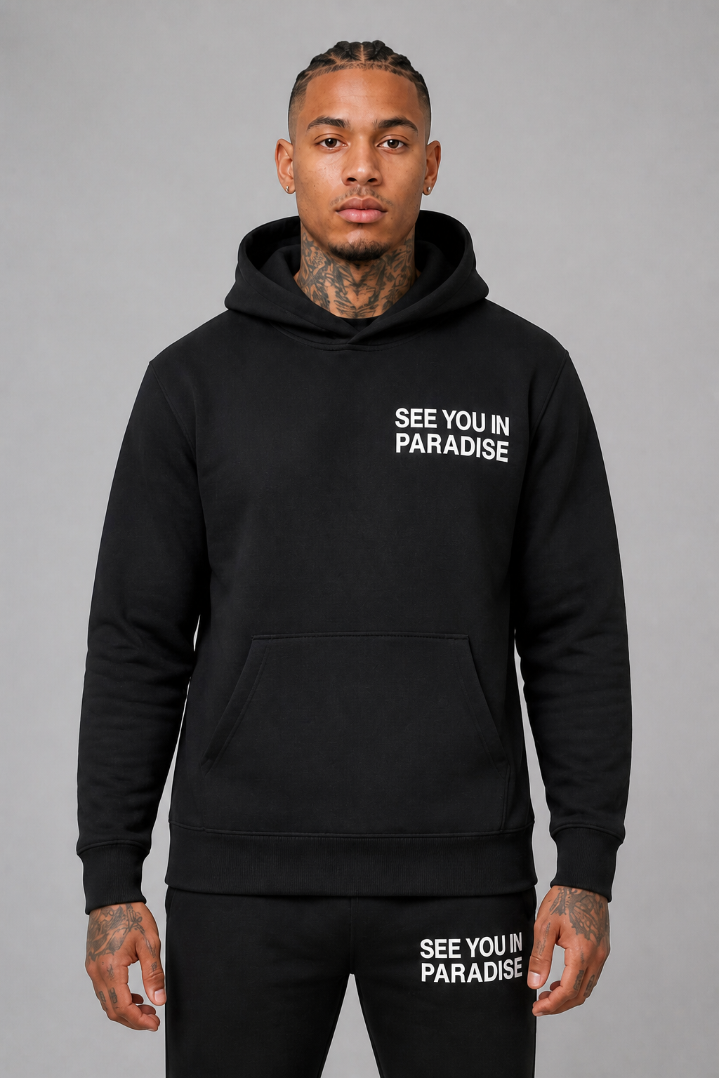 See You in Paradise Wingspan Jogging Suit - Oreo