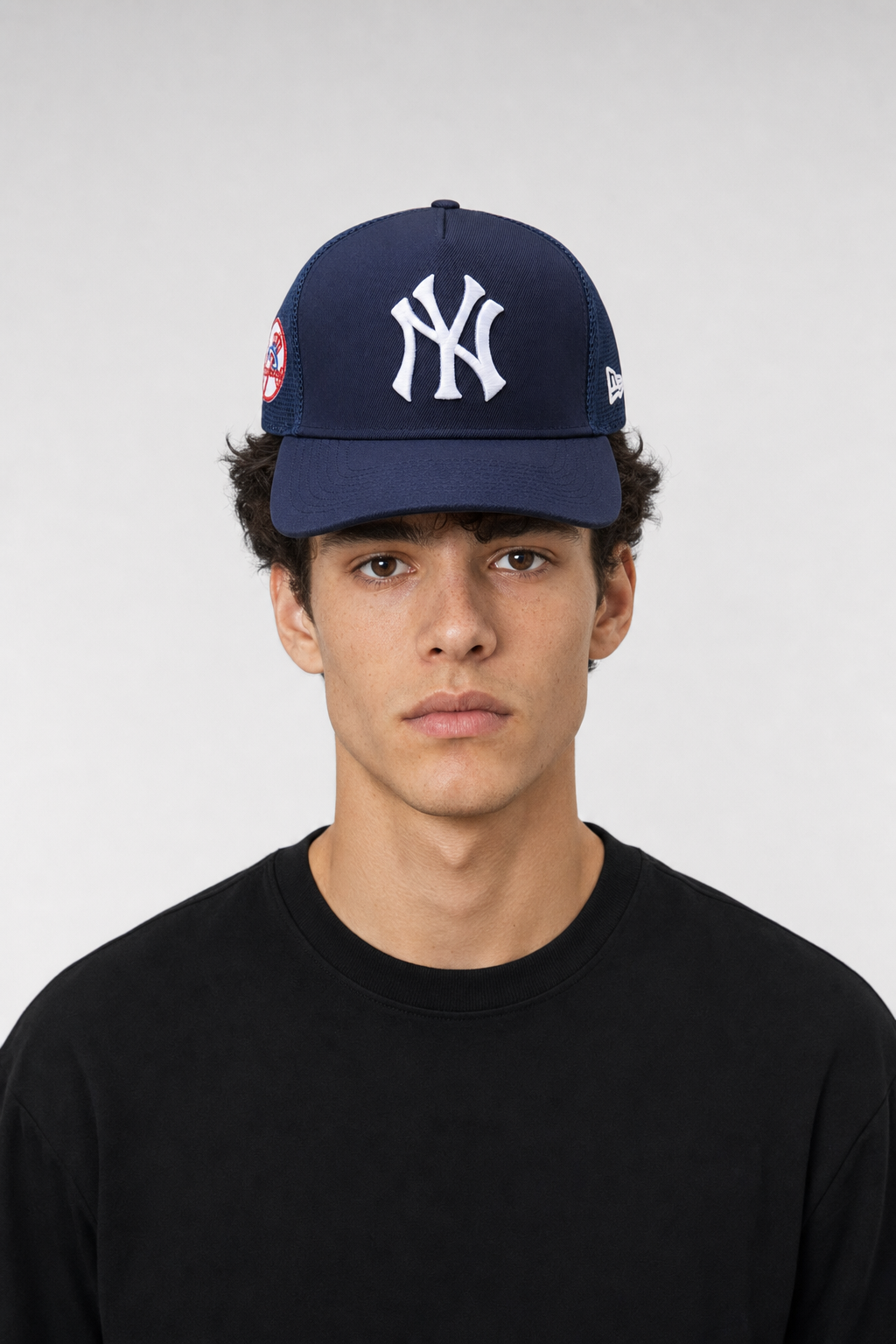 Pro Standard Strapback Leather Curved Visor Trucker Hat