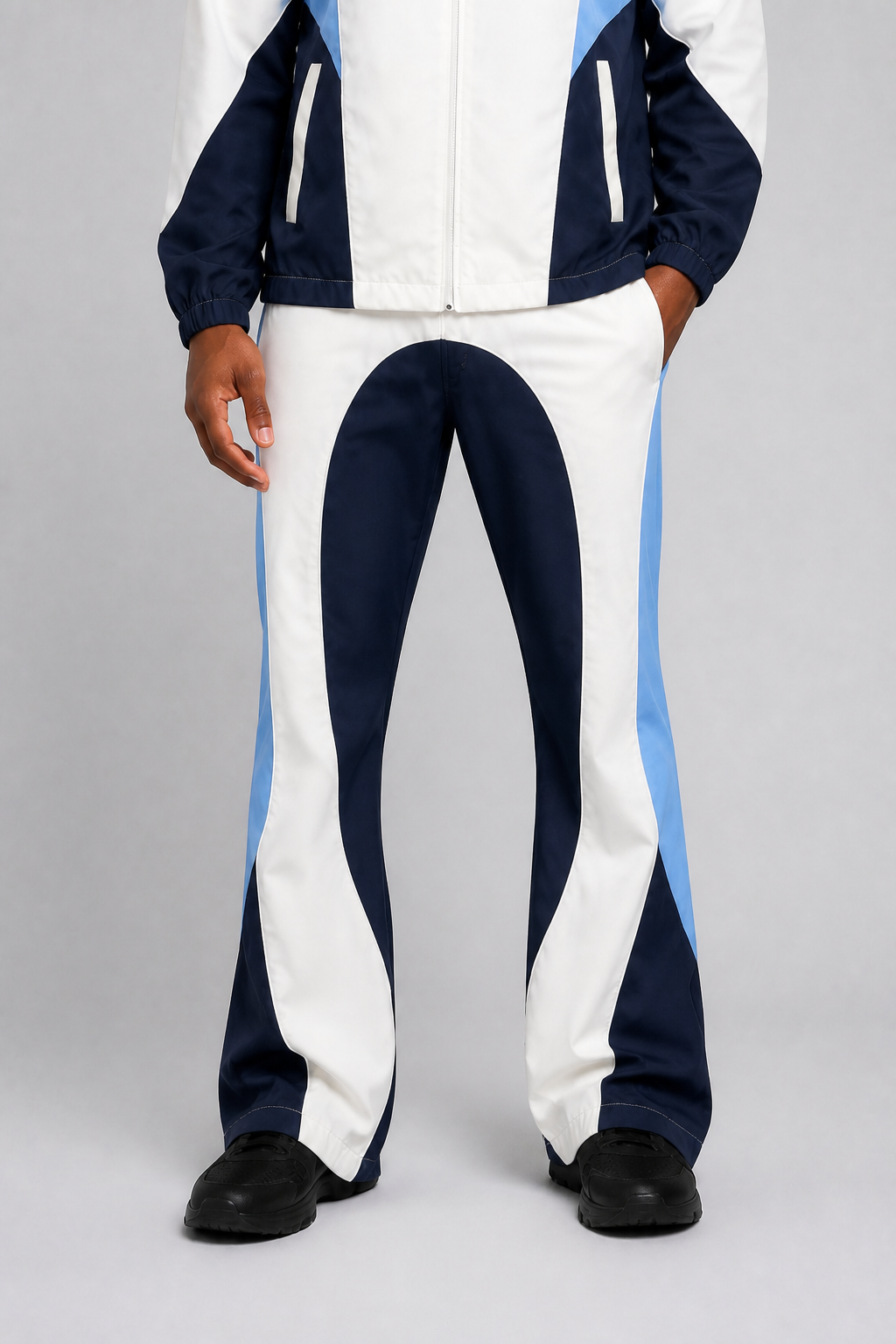 Rebel Minds Ripstop Nylon Color Block Tracksuit